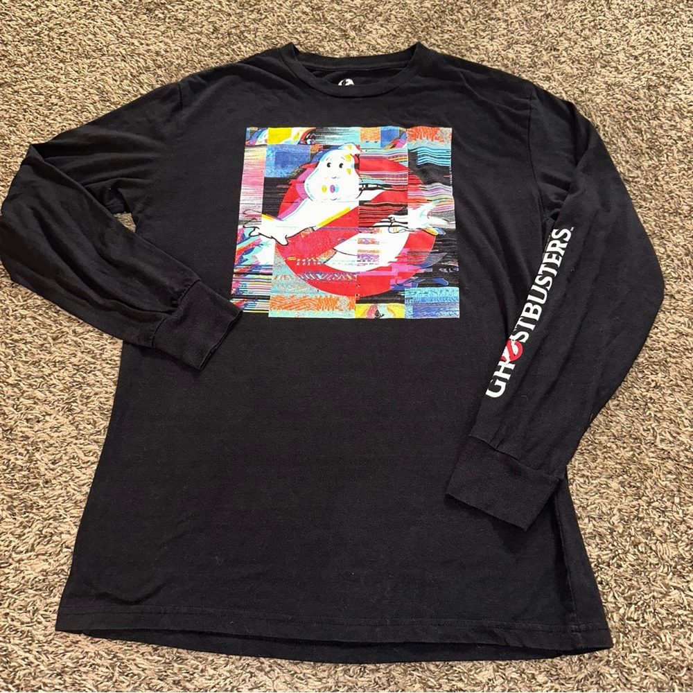 Ghostbusters Black Long Sleeve Shirt